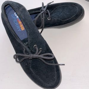 Sperry suede lace up shoes size 8